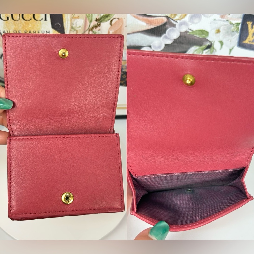 DIOR Cannage Quilted Compact Trifold Wallet 😍❤️🔥 - Picture 13 of 17